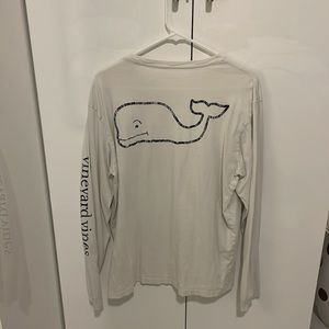 Vineyard Vines Long Sleeve White Whale Shirt